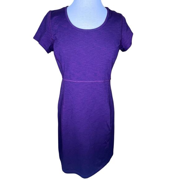 Duluth Trading Co. Women’s Athletic Casual Plum/Navy Dress Size Small - Picture 1 of 9